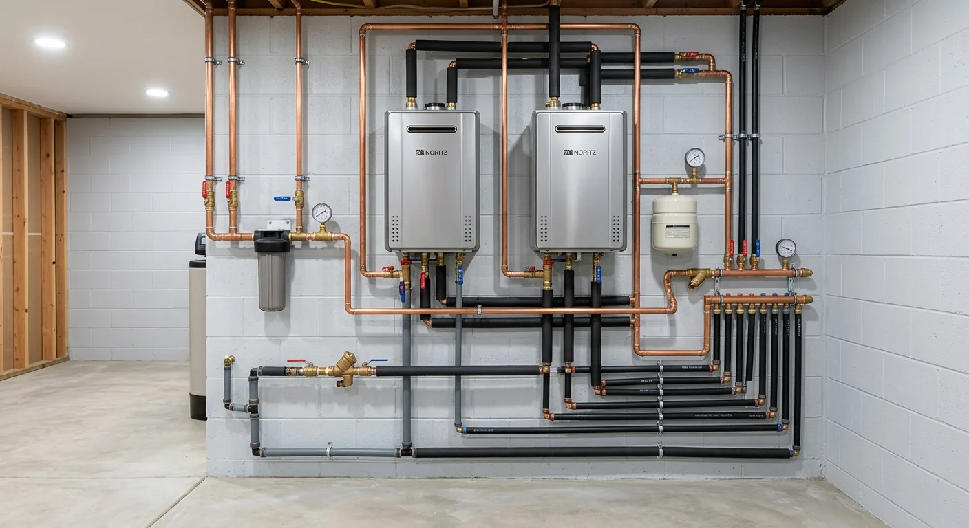 Plumbing work — project example in CA