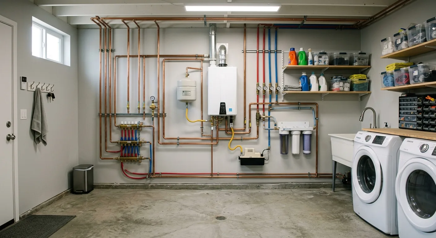 Plumbing work — project example in CA