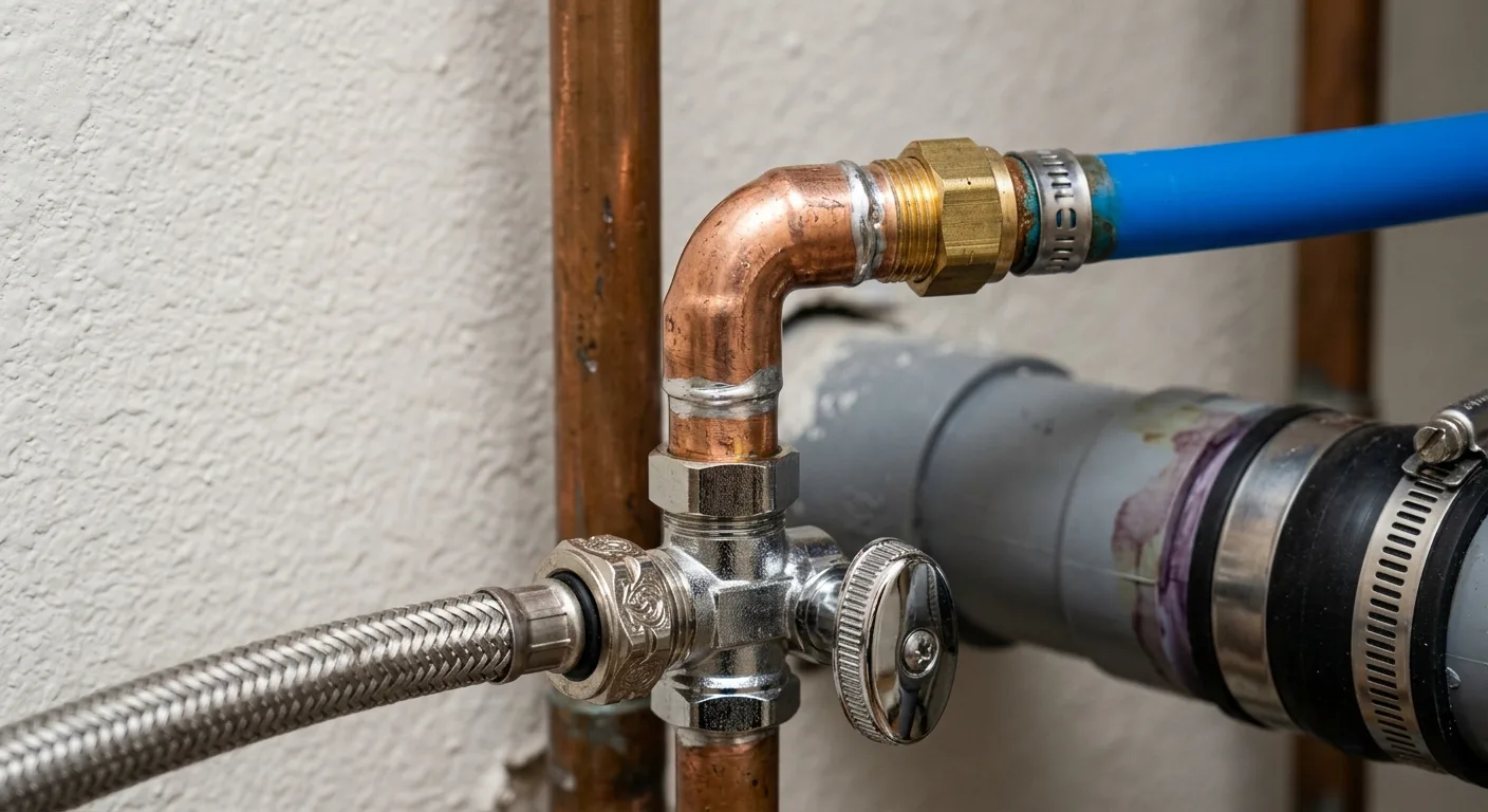 Plumbing work — project example in CA