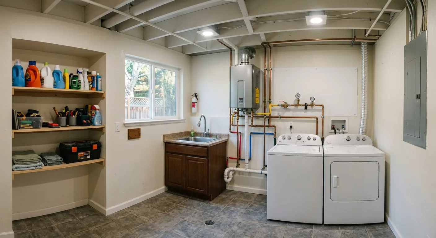 Plumbing work — project example in CA