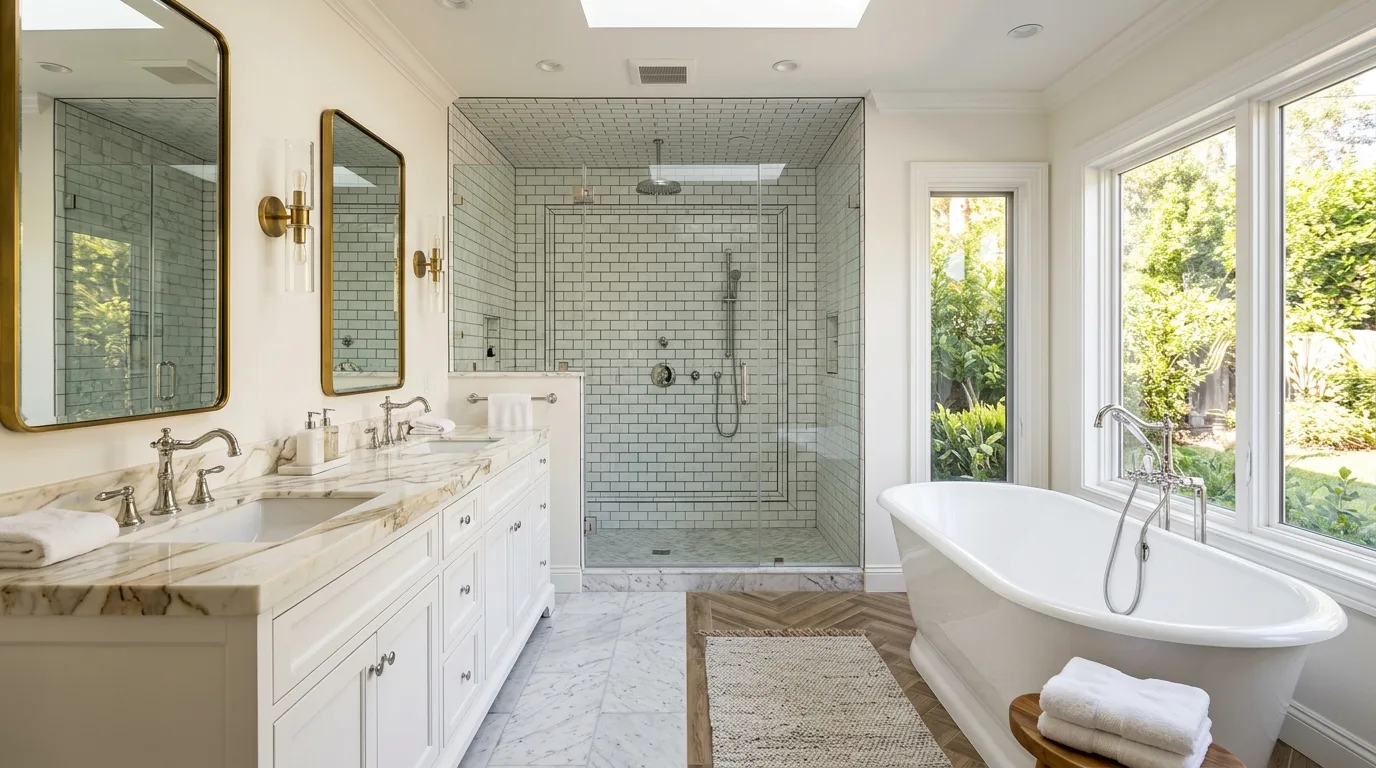 Plumbing work — project example in CA