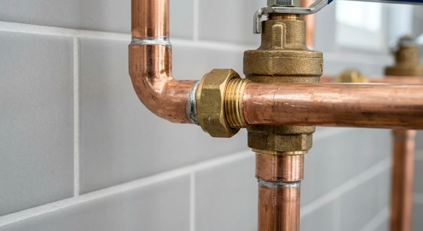 Plumbing work — project example in CA