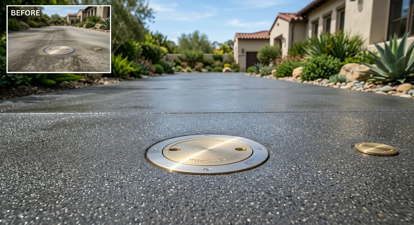 hydro jetting work — professional service in CA