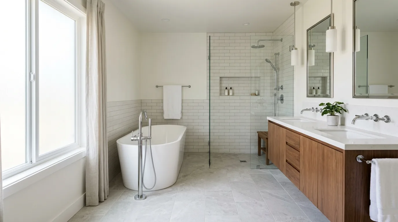 Plumbing work — project example in CA