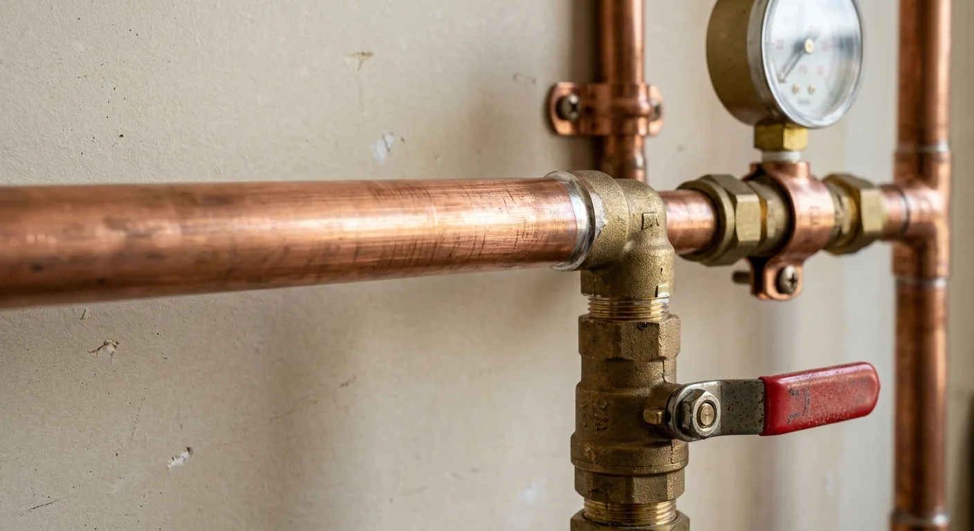 Plumbing work — project example in CA