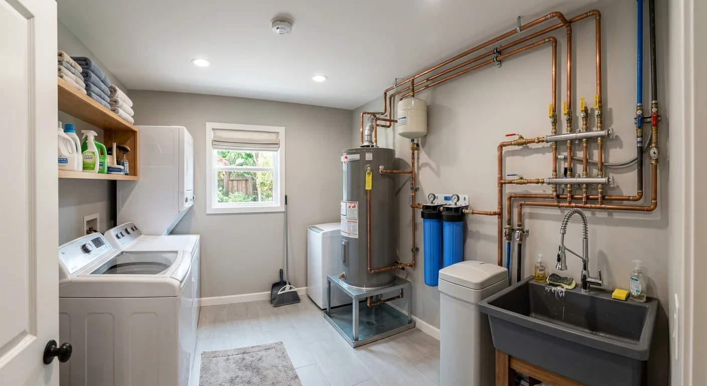 Plumbing work — project example in CA