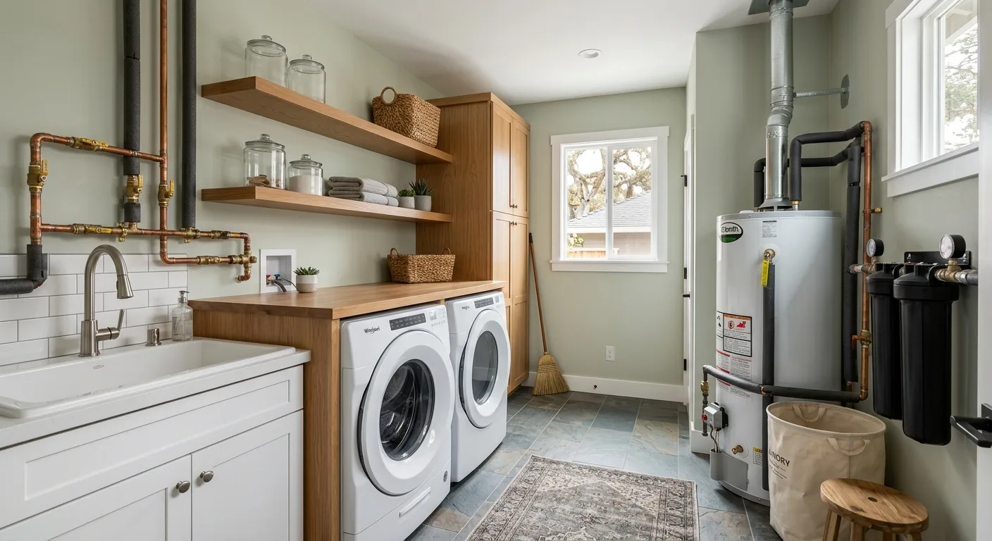 Plumbing work — project example in CA