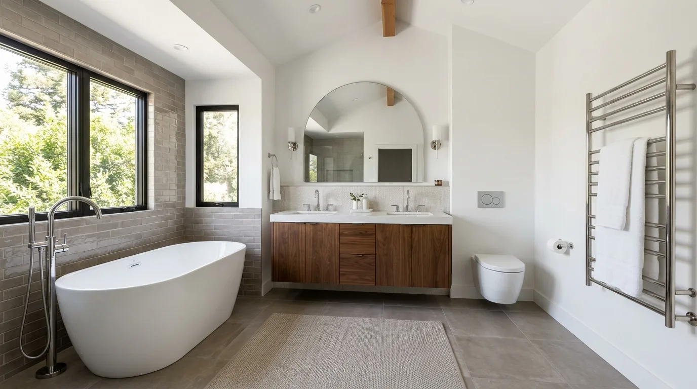Plumbing work — project example in CA