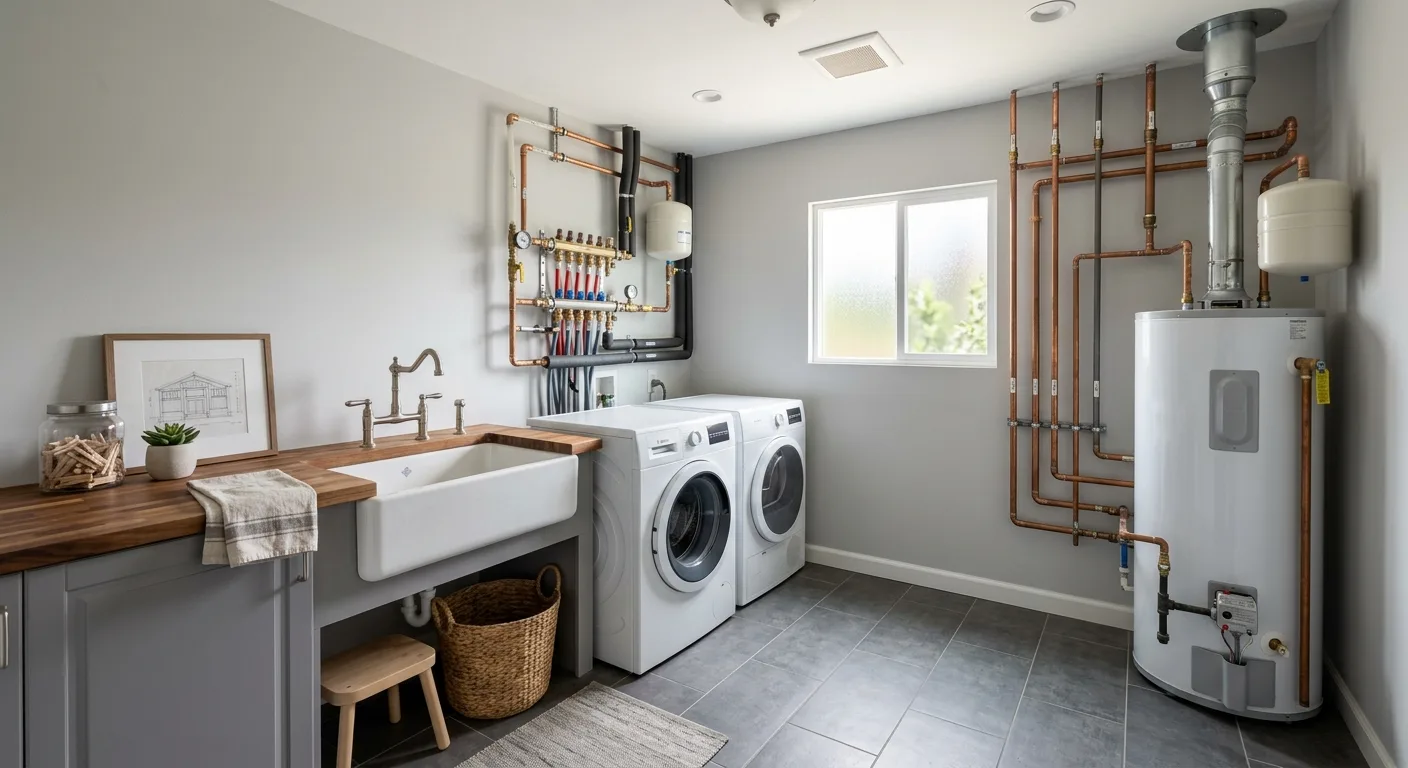 Plumbing work — project example in CA
