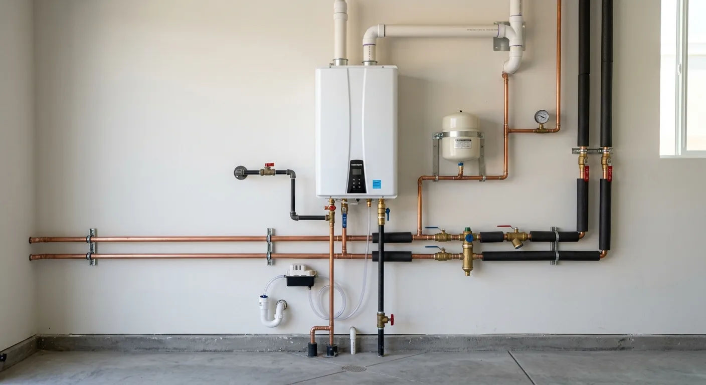 Plumbing work — project example in CA