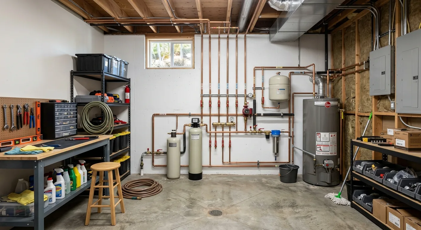 Plumbing work — project example in CA