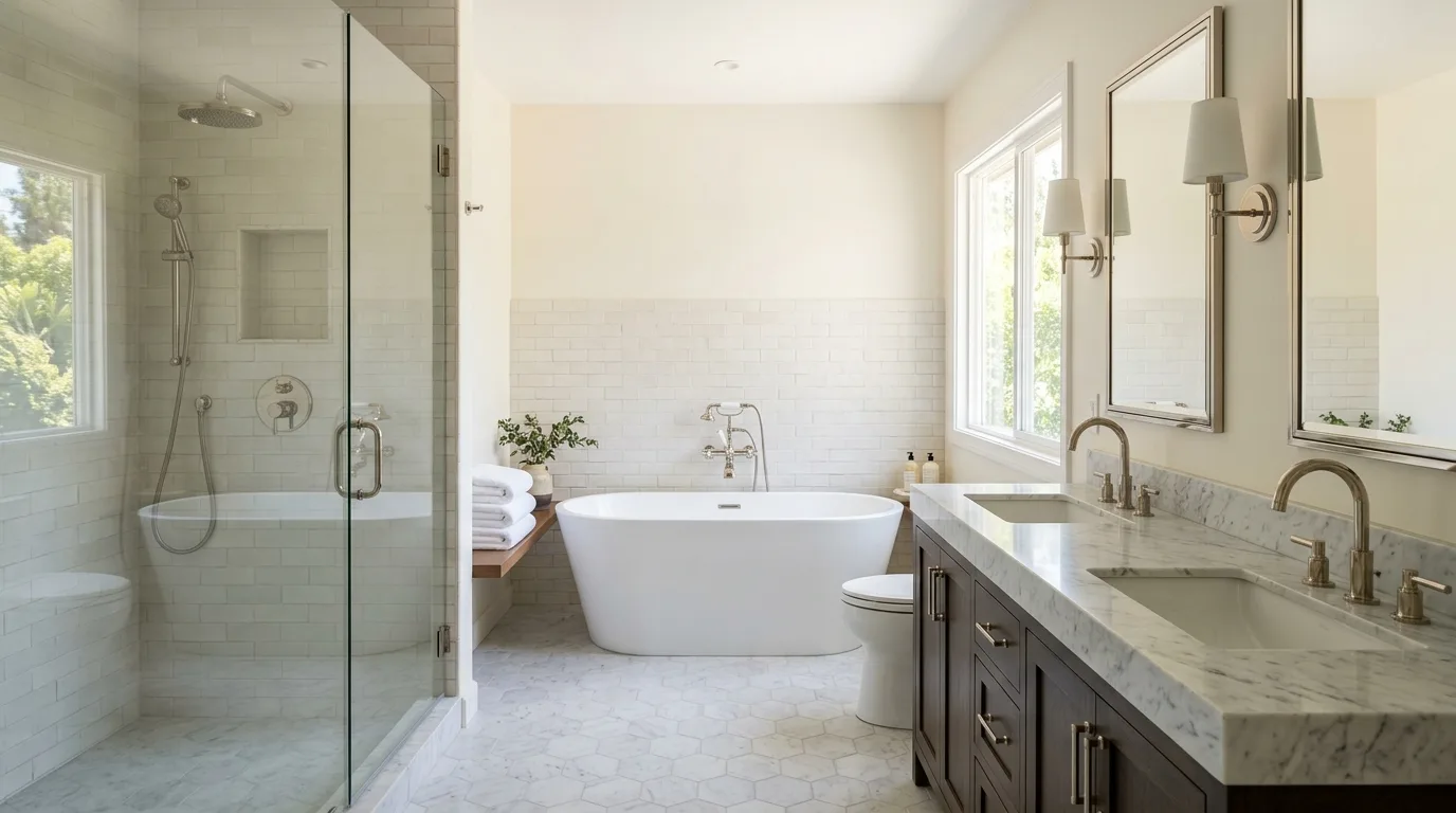 Plumbing work — project example in CA