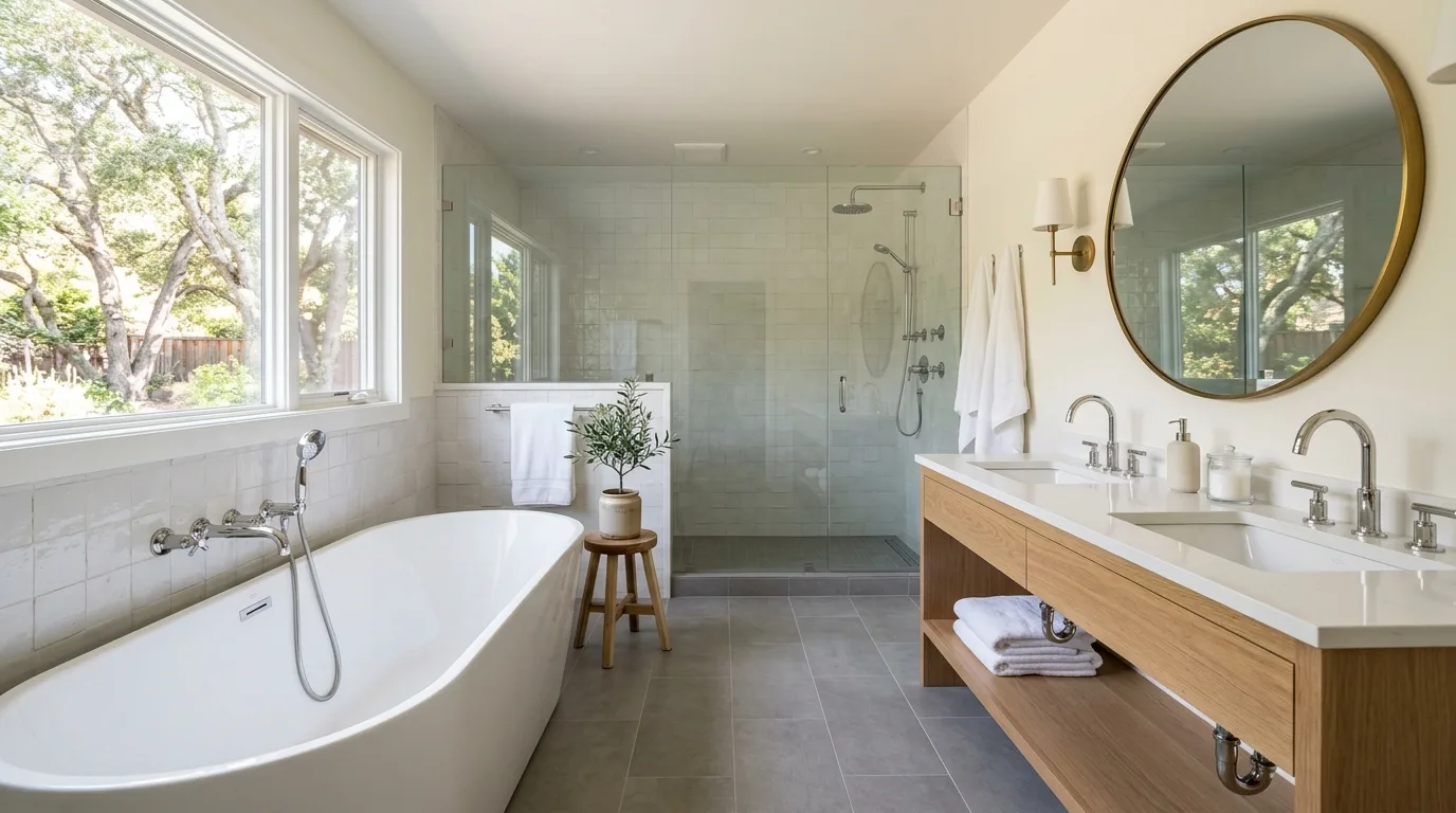 Plumbing work — project example in CA