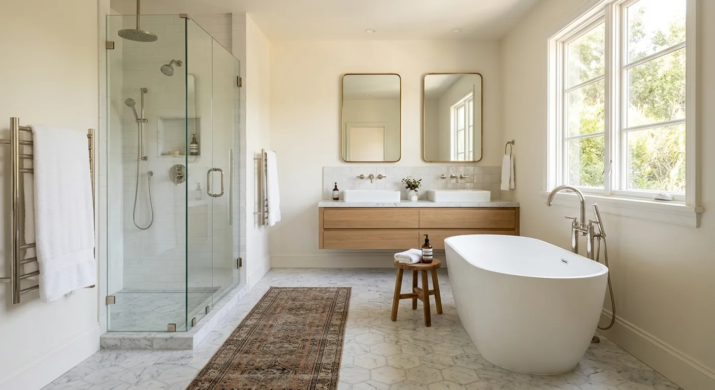 Plumbing work — project example in CA