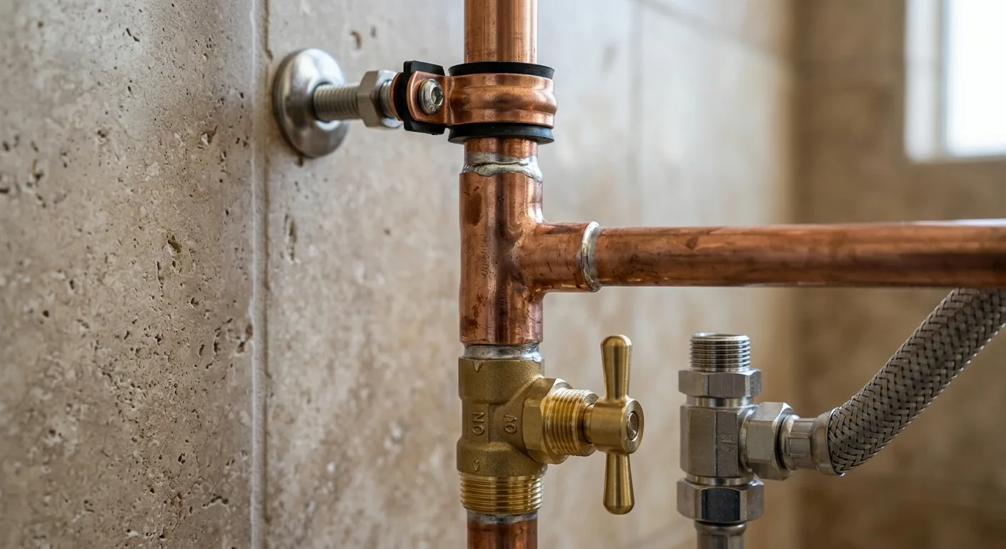 Plumbing work — project example in CA