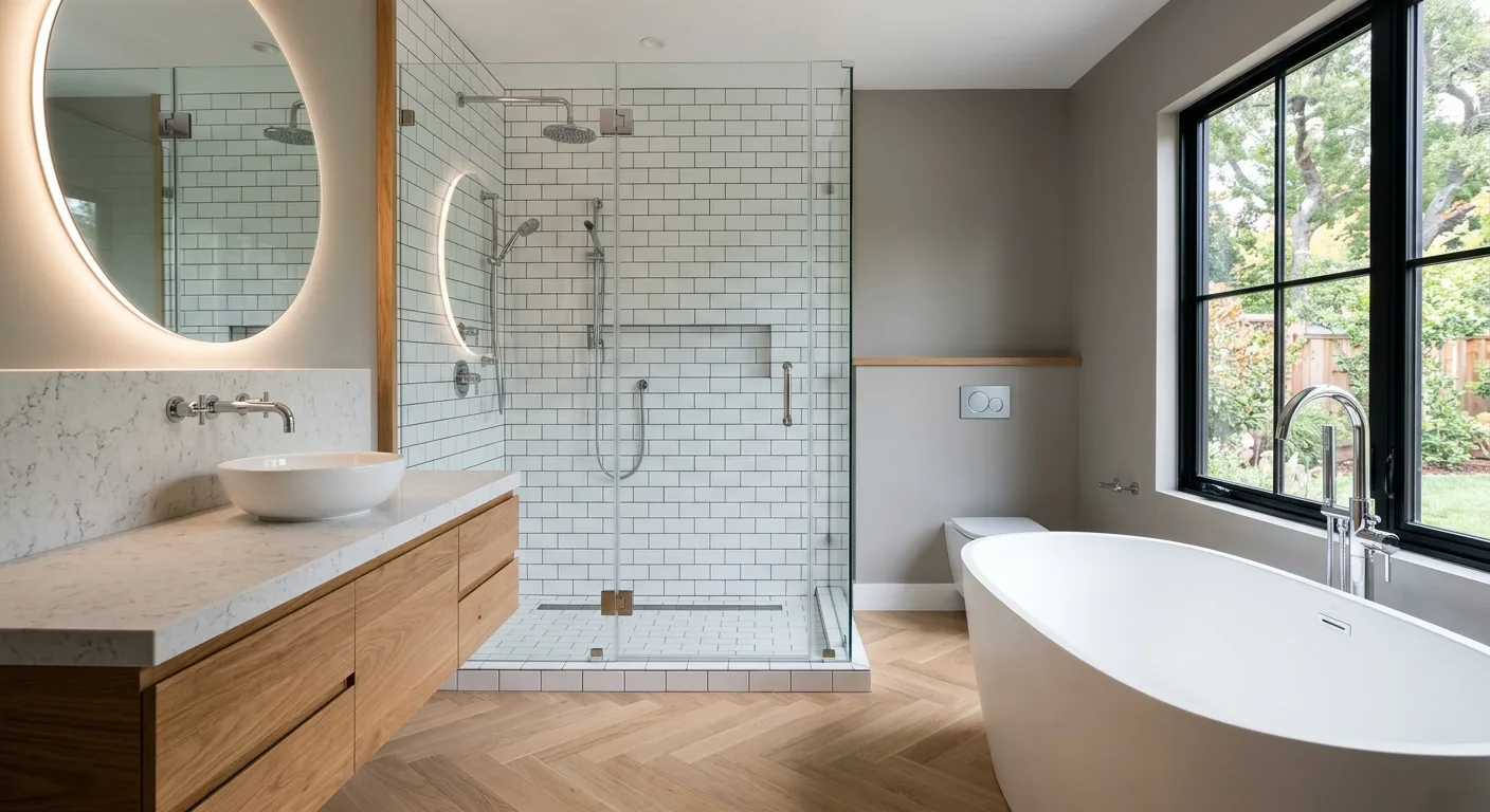 Plumbing work — project example in CA