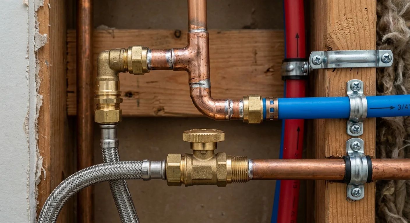 Plumbing work — project example in CA