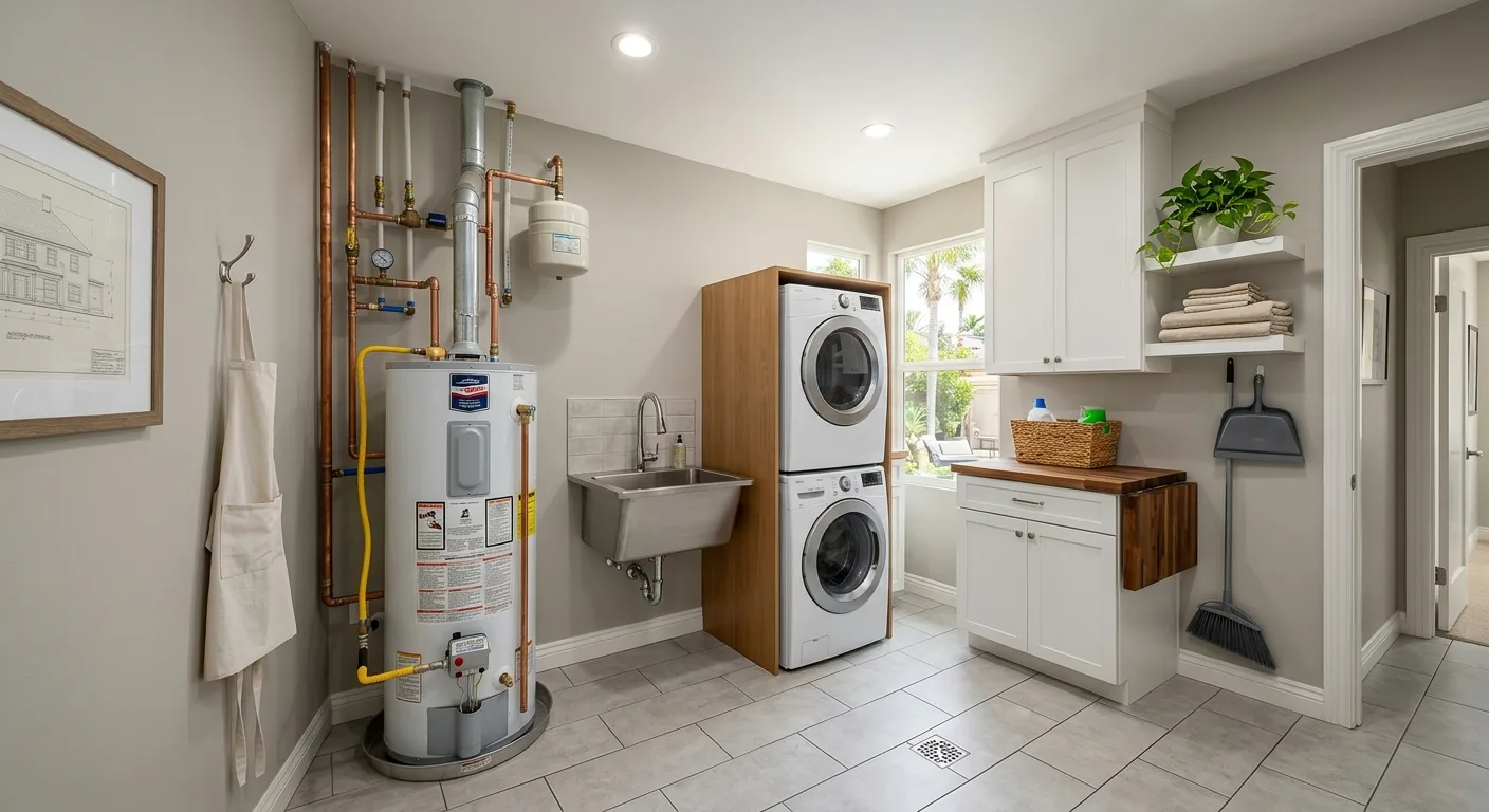 Plumbing work — project example in CA