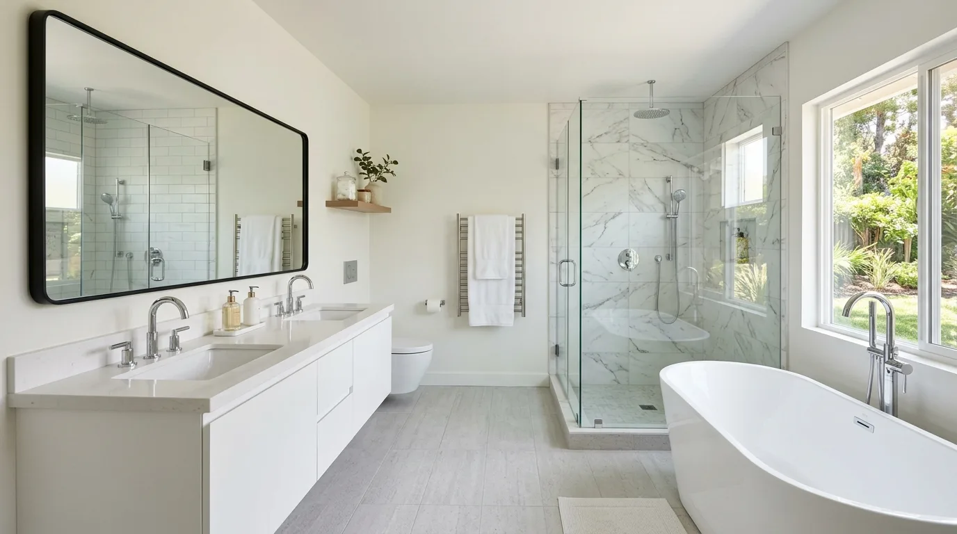 Plumbing work — project example in CA