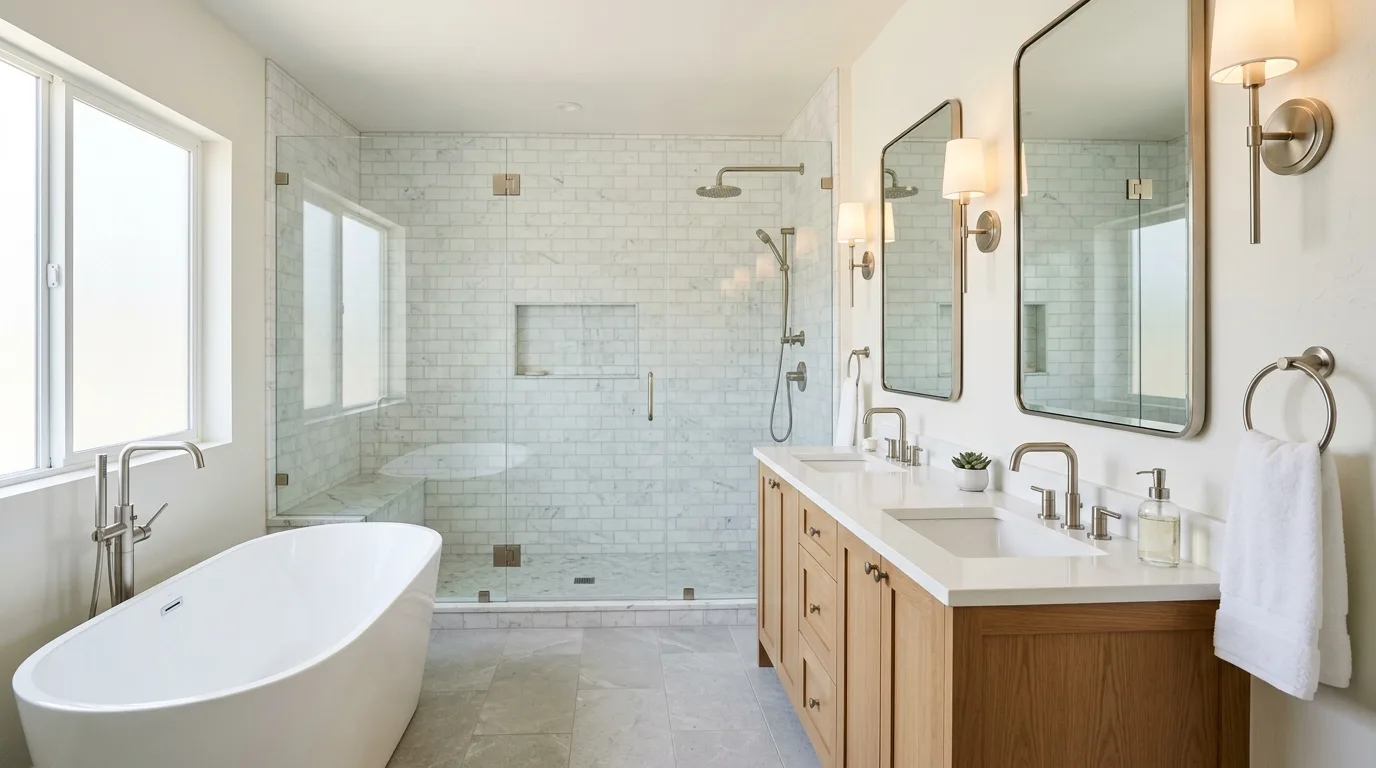 Plumbing work — project example in CA