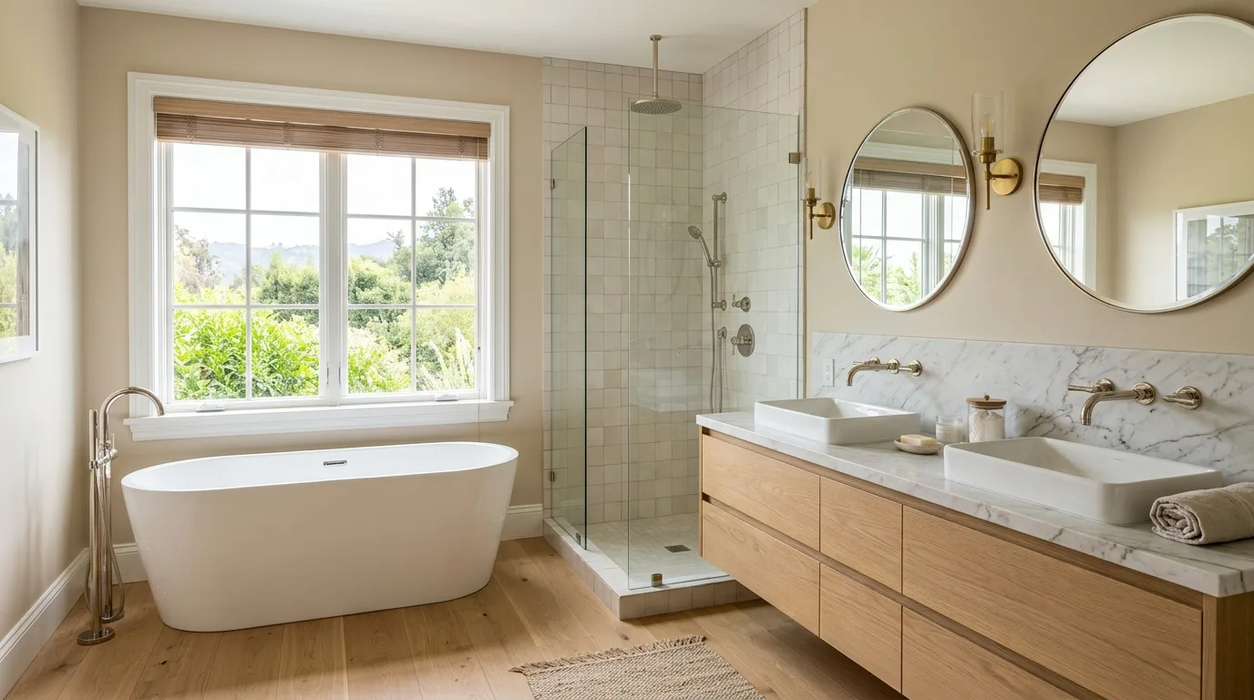 Plumbing work — project example in CA