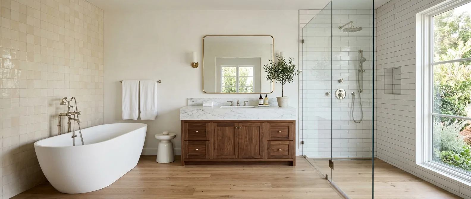 Plumbing work — project example in CA