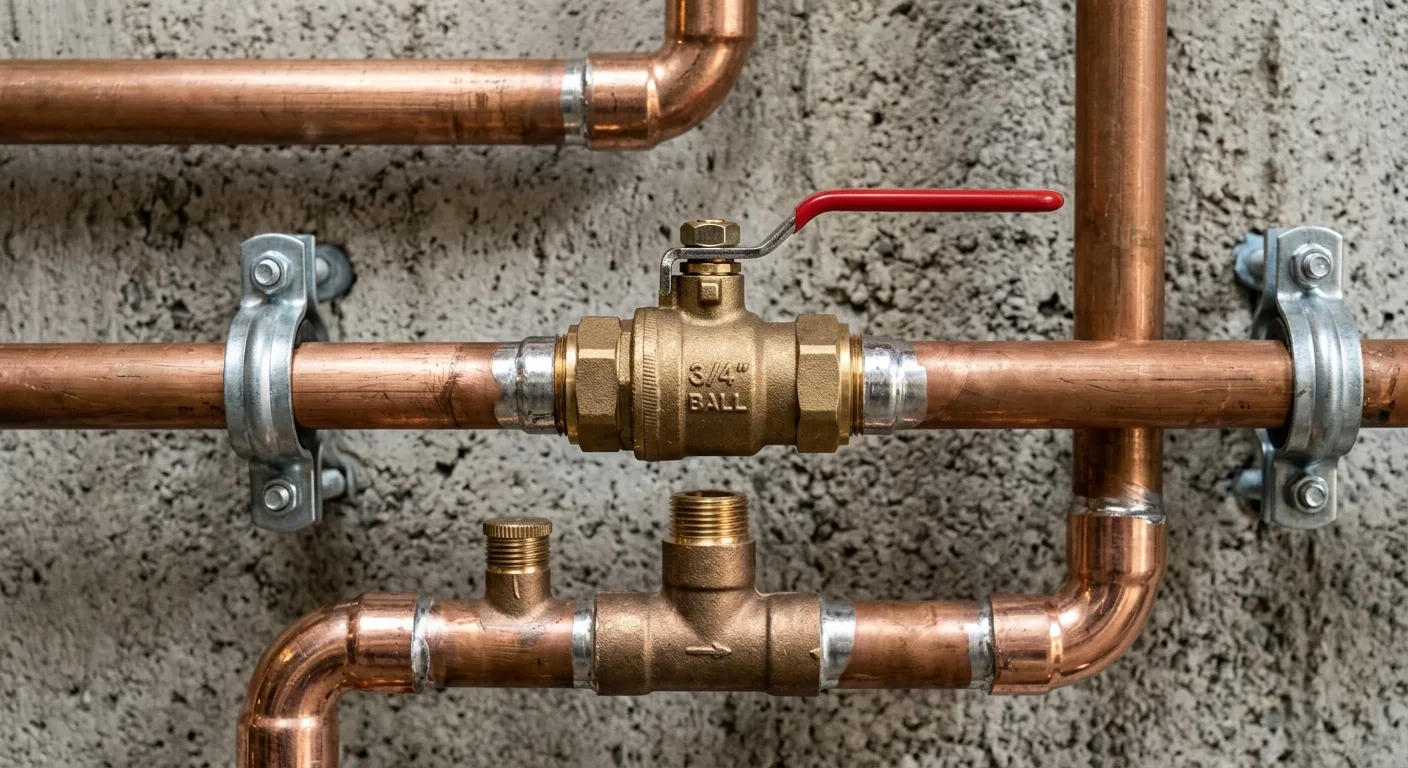 Plumbing work — project example in CA