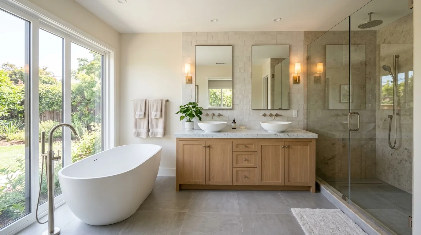 Plumbing work — project example in CA