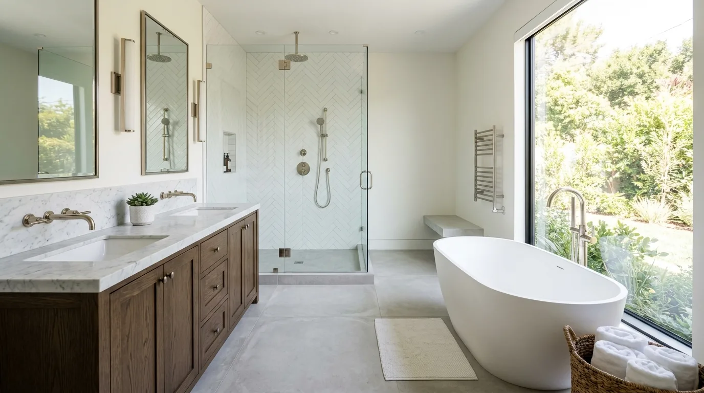 Plumbing work — project example in CA