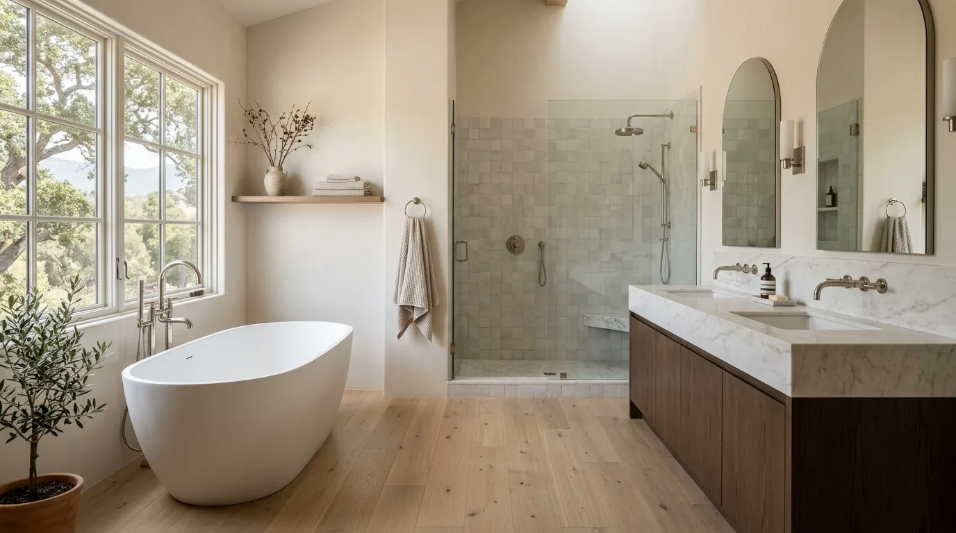 Plumbing work — project example in CA