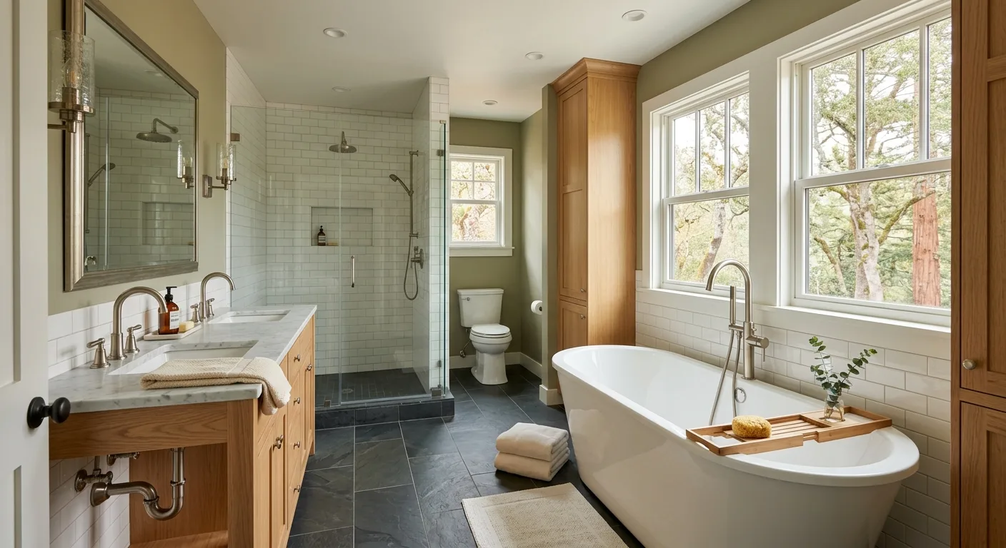 Plumbing work — project example in CA
