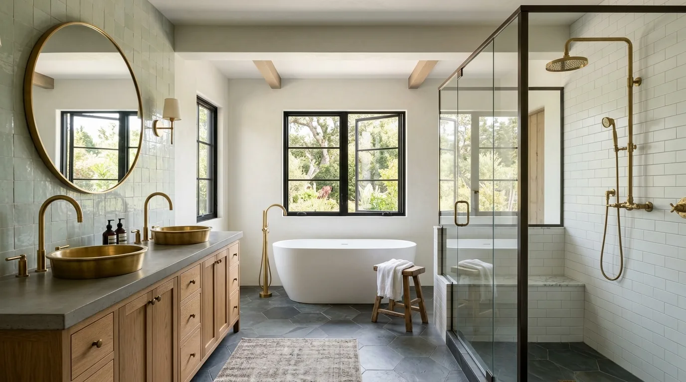Plumbing work — project example in CA