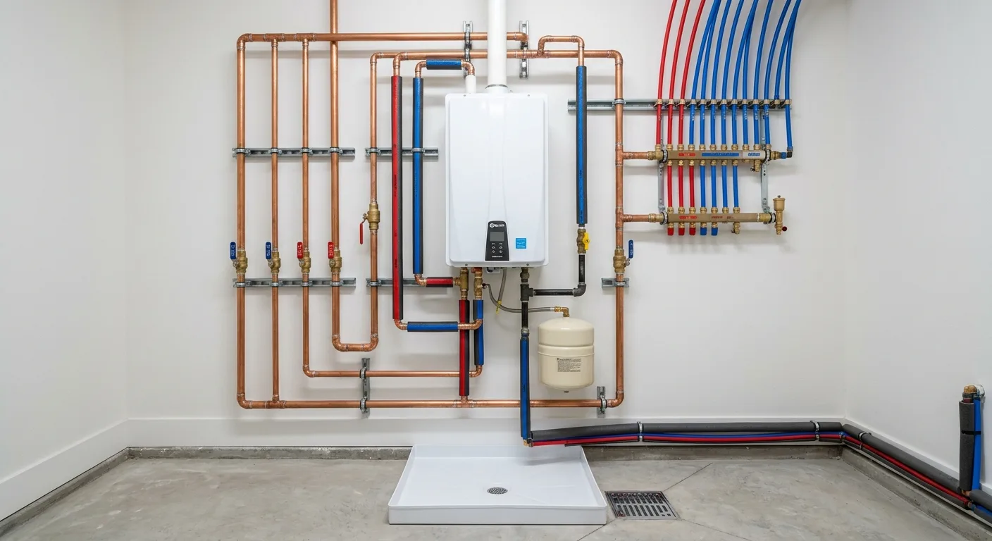 Plumbing work — project example in CA