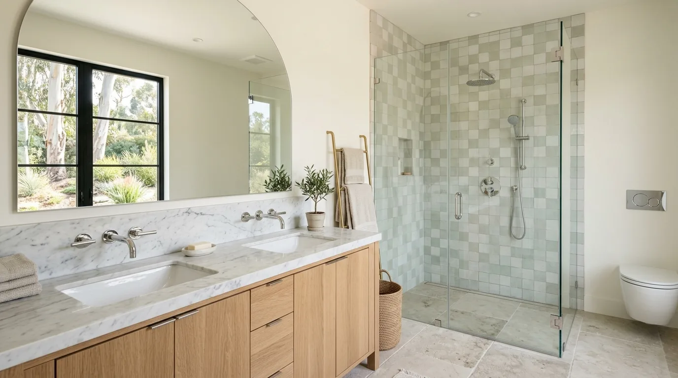 Plumbing work — project example in CA