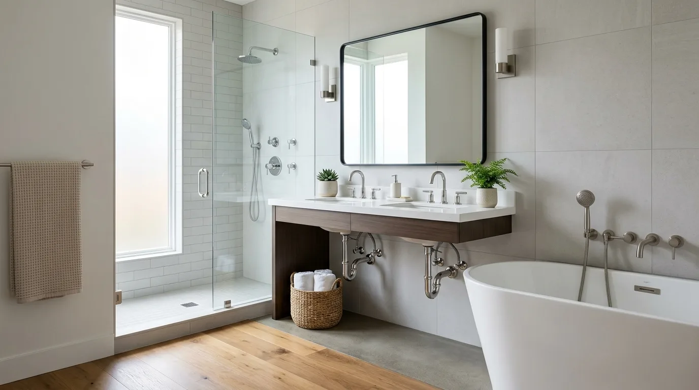 Plumbing work — project example in CA