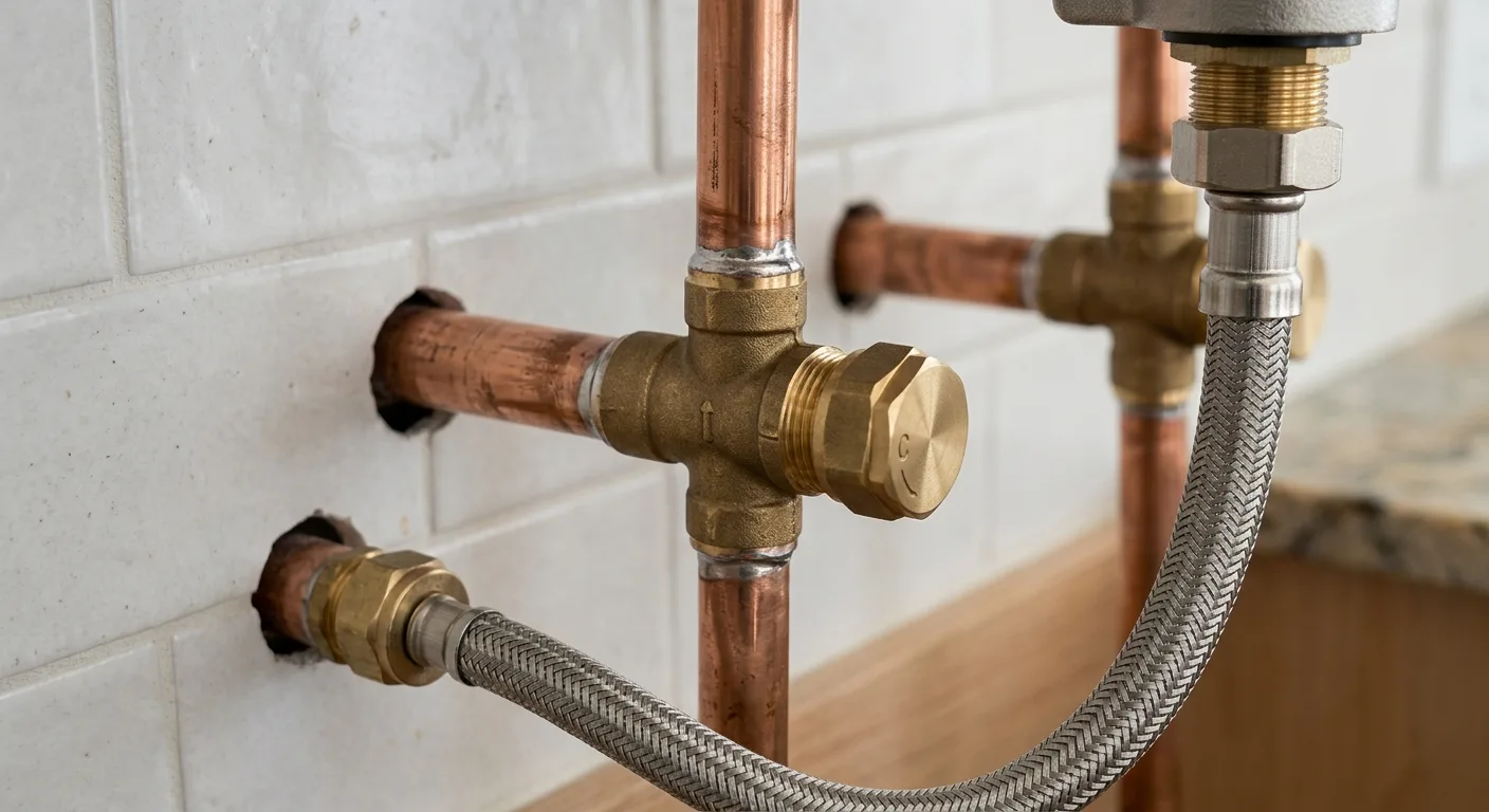 Plumbing work — project example in CA