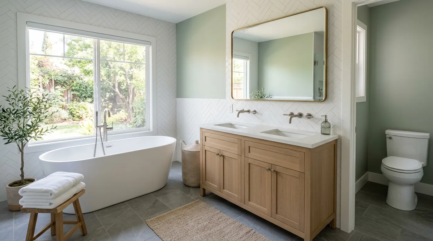 Plumbing work — project example in CA