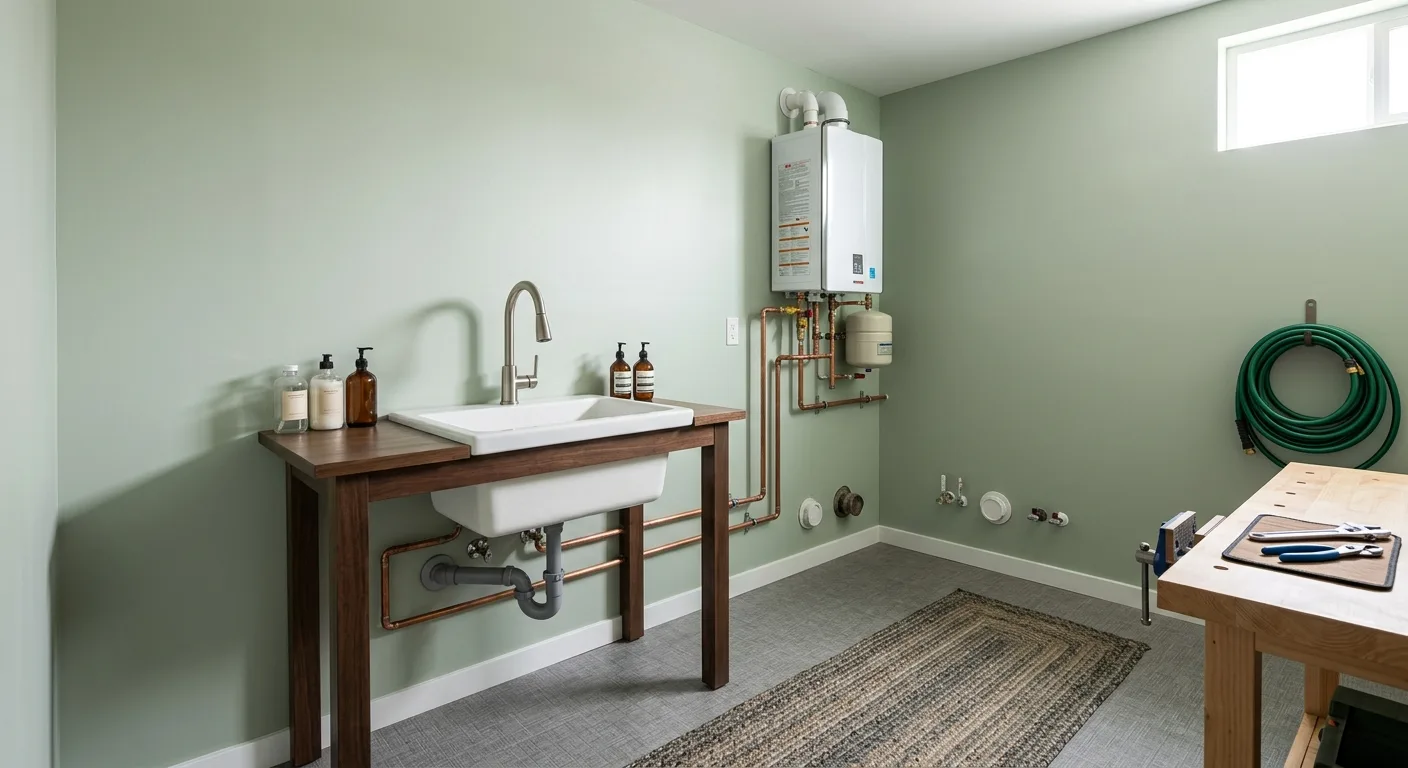Plumbing work — project example in CA