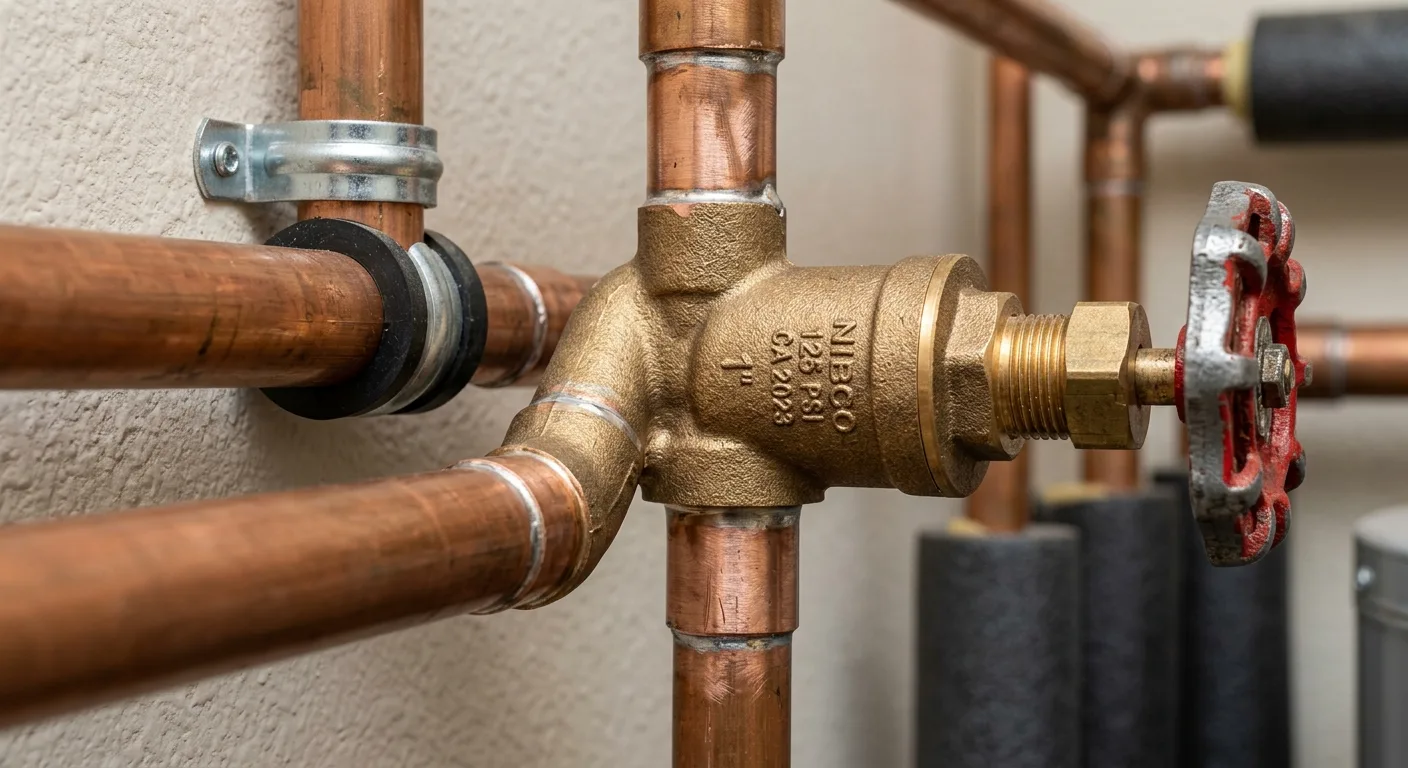 Plumbing work — project example in CA