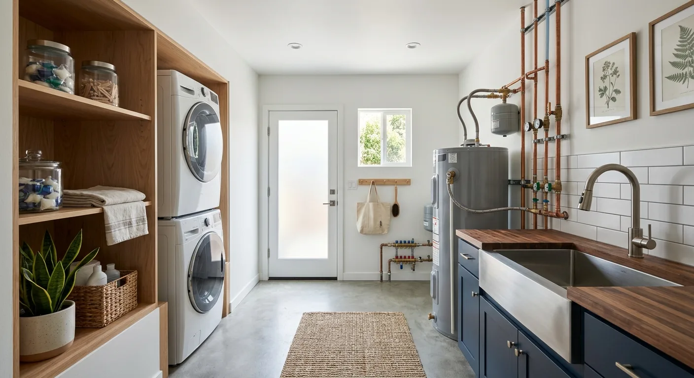 Plumbing work — project example in CA
