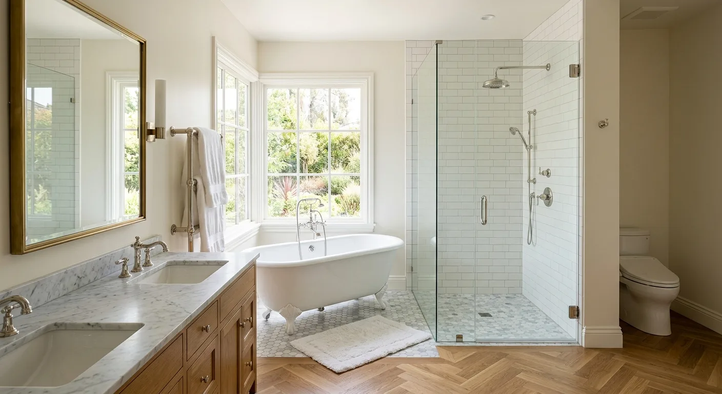 Plumbing work — project example in CA