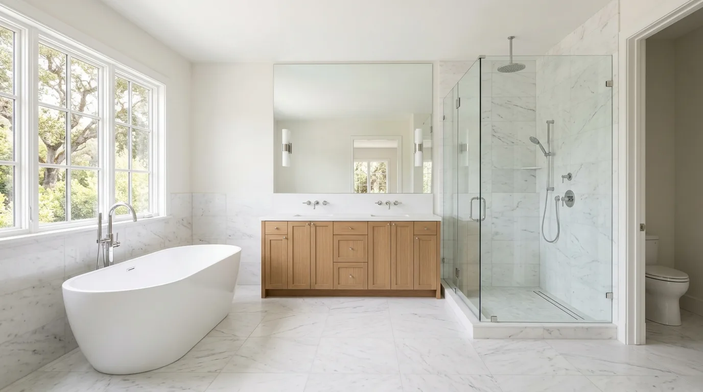 Plumbing work — project example in CA