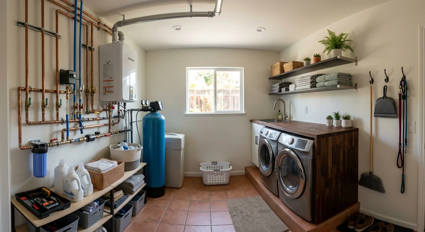 Plumbing work — project example in CA