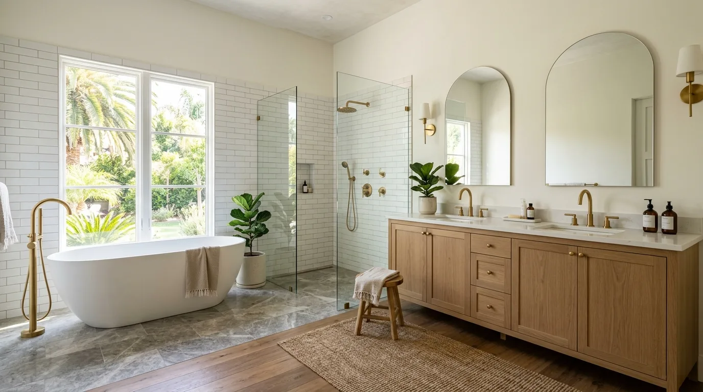 Plumbing work — project example in CA