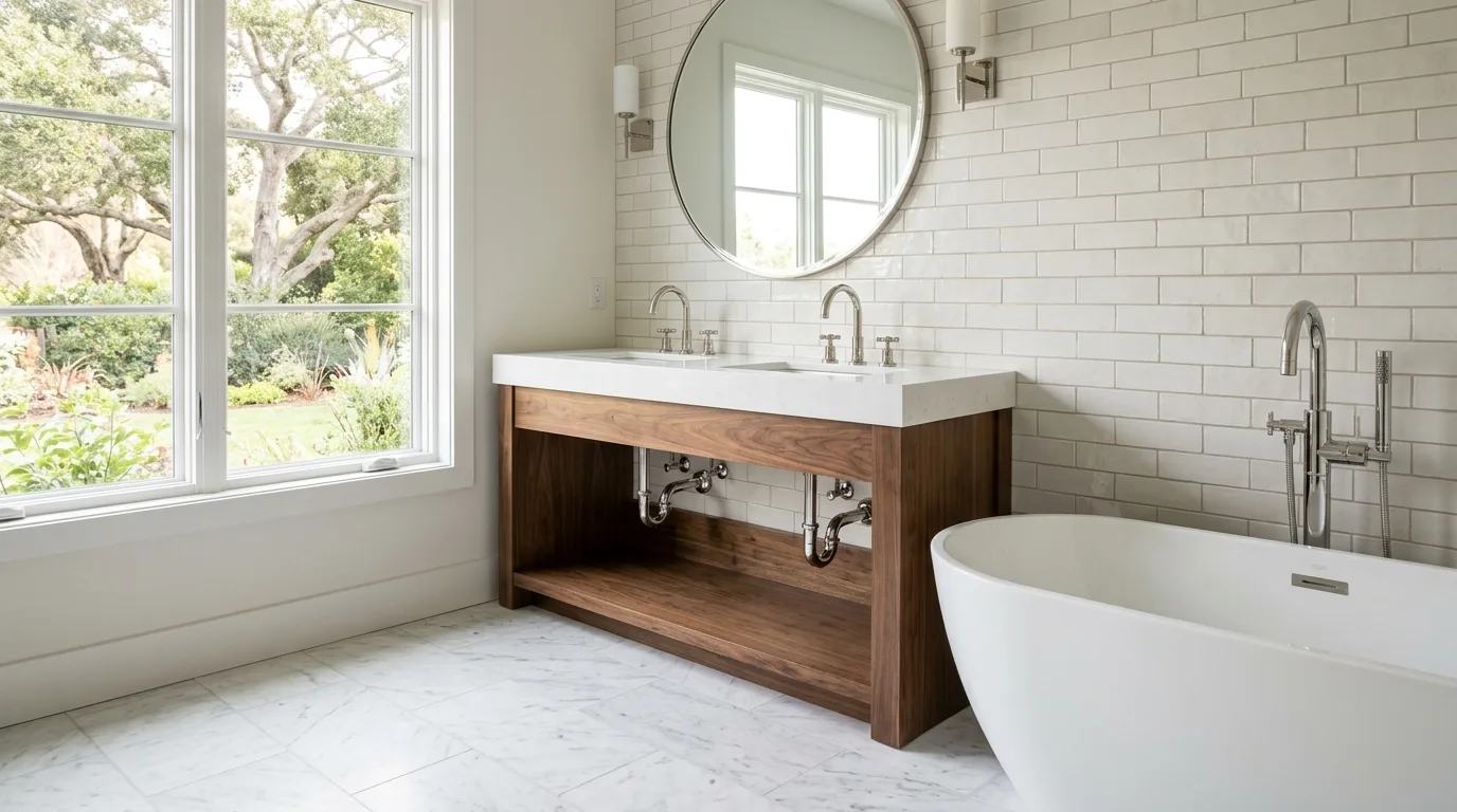 Plumbing work — project example in CA