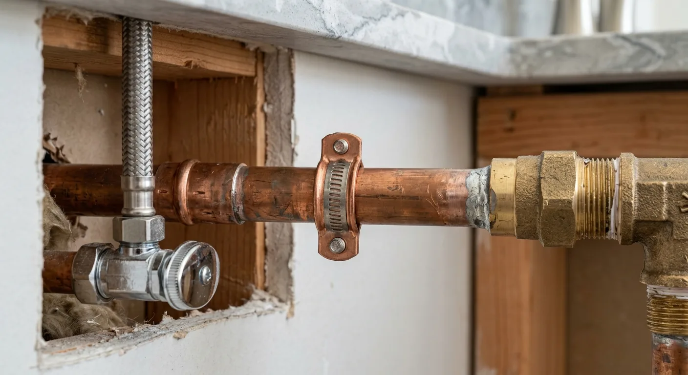 Plumbing work — project example in CA