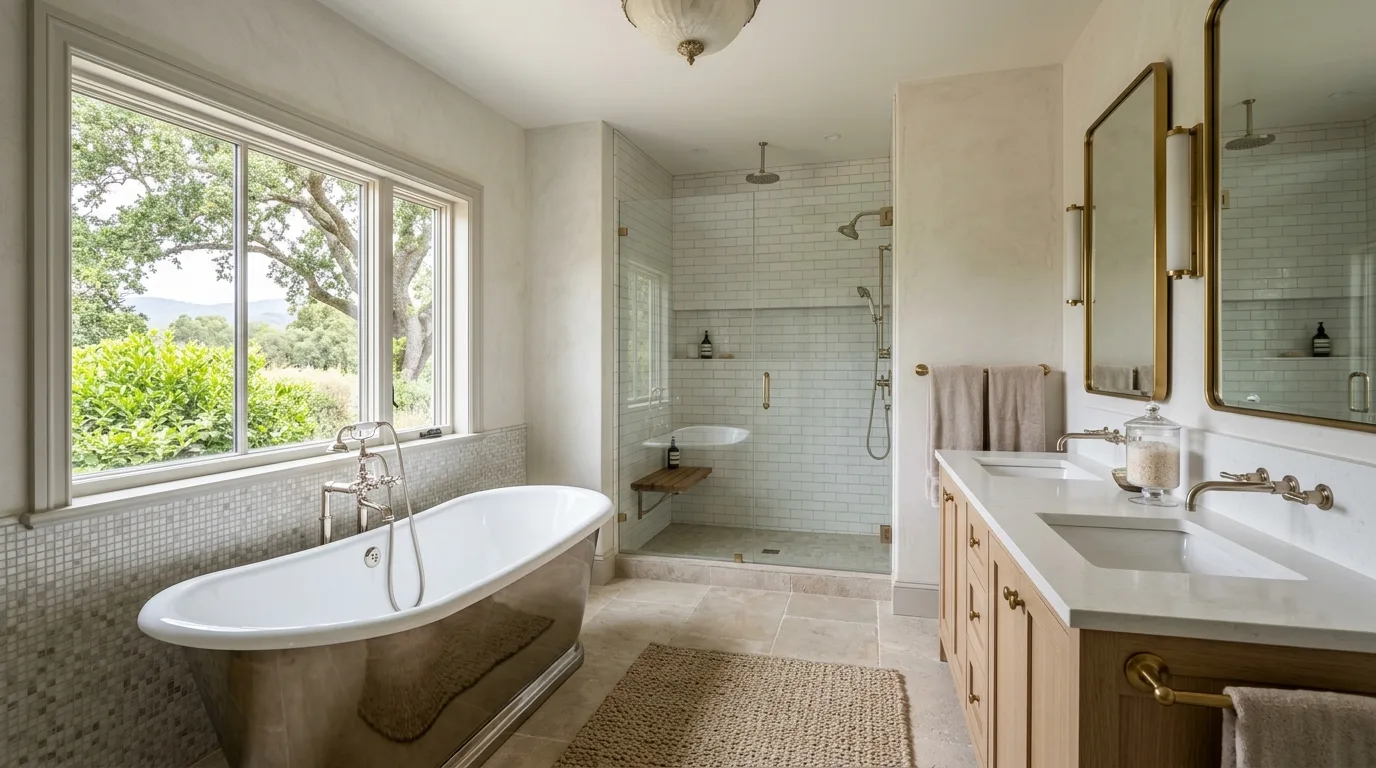 Plumbing work — project example in CA