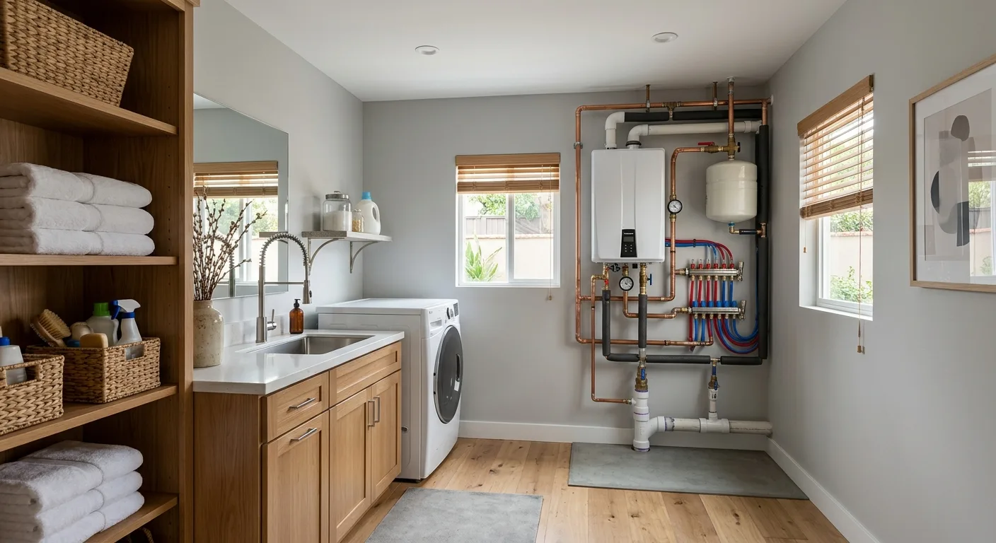 Plumbing work — project example in CA