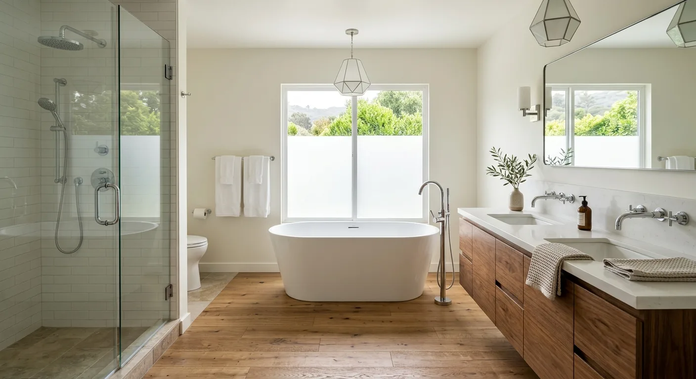 Plumbing work — project example in CA