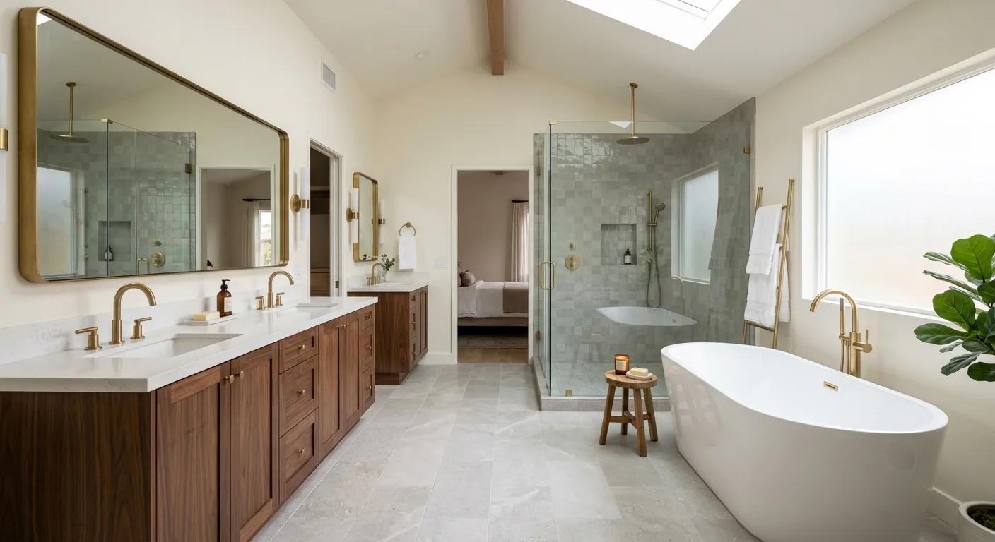Plumbing work — project example in CA
